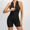 Combinaison de sport courte d'été sans manches pour femme, ensemble de gym, vêtements de yoga, combinaison une pièce pour l'entraînement, tenue de loisirs en plein air