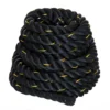 Corde de combat en polyester ultra résistant, longueur 38mm, 9m, pour exercice, fitness, crossfit, salle de bain