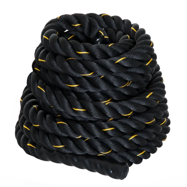 Corde de combat en polyester ultra résistant, longueur 38mm, 9m, pour exercice, fitness, crossfit, salle de bain