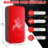 Ensemble de coussinets et mitaines de boxe 2 en 1, coussinets de frappe et gants d'entraînement pour adultes, Kickboxing de gymnastique à domicile pour jeunes, perceuses MMA