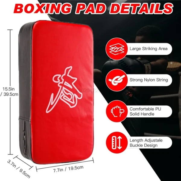 Ensemble de coussinets et mitaines de boxe 2 en 1, coussinets de frappe et gants d'entraînement pour adultes, Kickboxing de gymnastique à domicile pour jeunes, perceuses MMA
