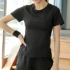 Ensemble de course pour femmes, vêtements de fitness d'été, exercice de yoga, populaire, séchage rapide, mince, amincissant, respirant, course du matin en plein air