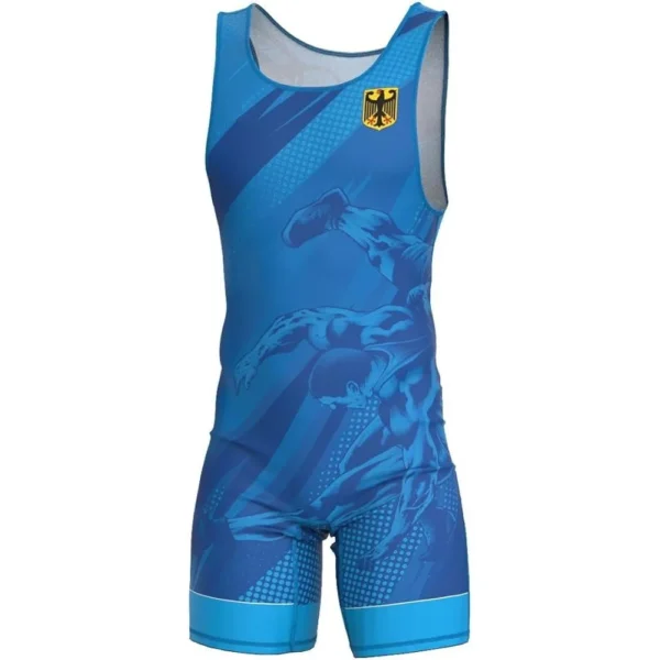 2025 Hommes Lutte Singlet Uniforme Avancé Singlets Vêtements Train Lutte Équipement Course Speedsuit Sportwear Boxe Collants