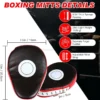 Ensemble de coussinets et mitaines de boxe 2 en 1, coussinets de frappe et gants d'entraînement pour adultes, Kickboxing de gymnastique à domicile pour jeunes, perceuses MMA