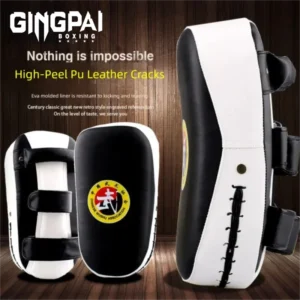 Coussinets courbes MMA Muay Thai TKD, mitaines de poinçonnage en cuir PU Sanda Taekwondo Kickboxing boxe main pied arc carré cible 1 pièce