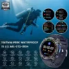 Nouvelle Montre Connectée GPS 2026 avec Cartes Hors Ligne, Altimètre, Batterie 1000 mAh, Étanchéité 10 ATM, Appel Bluetooth, Mémoire 4 Go, pour Hommes et Activités Sportives en Extérieur