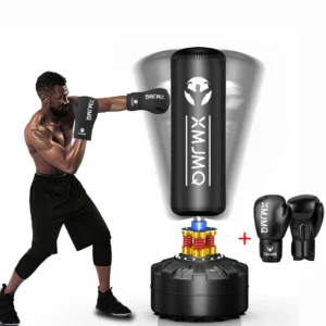 Canne de boxe adulte avec ventouse, canne de boxe avec gants, entraînement de combat en salle de sport, mma, taekwondo, Sanda, sac de sable de boxe