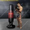 kf-S7bddec6dd2044b629e91b875a83be468d Colonne de boxe gonflable en PVC, sac de sport, Fitness, poinçon, jouet d'entraînement, gobelet, sac de boxe, articles de sport, pompe à air gratuite