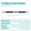 Home Fitness Pull-Up à barre simple et parallèle, équipement de fitness spécial fitness et sport, réglable de 60 cm à 100 cm, adapté aux hommes de musculation pour exercer la force de la poitrine et des épaules, facile à installer, convient aux amateurs de fitness