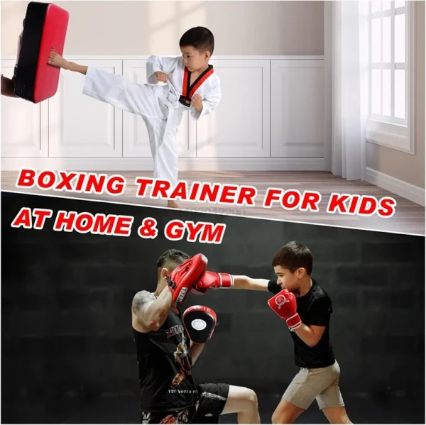 Ensemble de coussinets et mitaines de boxe 2 en 1, coussinets de frappe et gants d'entraînement pour adultes, Kickboxing de gymnastique à domicile pour jeunes, perceuses MMA