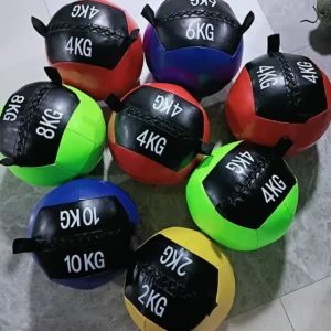 Balle médicale murale, Fitness, lancer, slams d'entraînement de base, exercice de force de puissance, entraînement de gymnastique à domicile, peut charger 2 -15kg librement vide