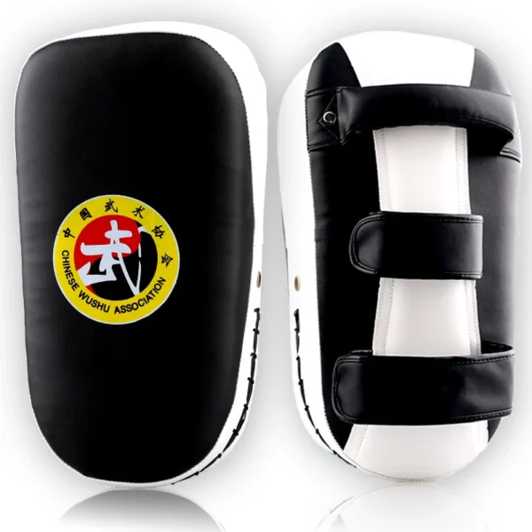 Coussinets courbes MMA Muay Thai TKD, mitaines de poinçonnage en cuir PU Sanda Taekwondo Kickboxing boxe main pied arc carré cible 1 pièce