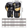 Gants de boxe en cuir PU de haute qualité, résistants à l'usure et respirants pour l'entraînement Sanda, gants de Combat de protection épais