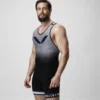 Hommes Powerlift bretelles costume lutte Singlets combinaison body maillots de bain Sport Fitness vêtements course Speedsuit collants