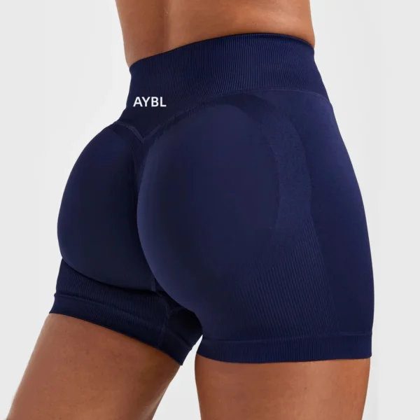 Ensemble de yoga sans couture : débardeur de sport, short et leggings de sport très élastiques pour la course et la gym