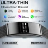 Nouveau bracelet intelligent de suivi de la forme physique, étanche IPX8, moniteur de fréquence cardiaque, moniteur de sommeil, podomètre, rappel d'appel, montre connectée pour hommes et femmes
