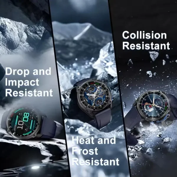 Nouvelle Montre Connectée GPS 2026 avec Cartes Hors Ligne, Altimètre, Batterie 1000 mAh, Étanchéité 10 ATM, Appel Bluetooth, Mémoire 4 Go, pour Hommes et Activités Sportives en Extérieur