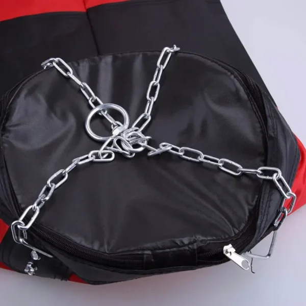 Sac de frappe lourd pour la boxe avec crochet de plafond et chaîne en acier – Entraînement fitness MMA, Kickboxing, Muay Thai, Karaté, Taekwondo
