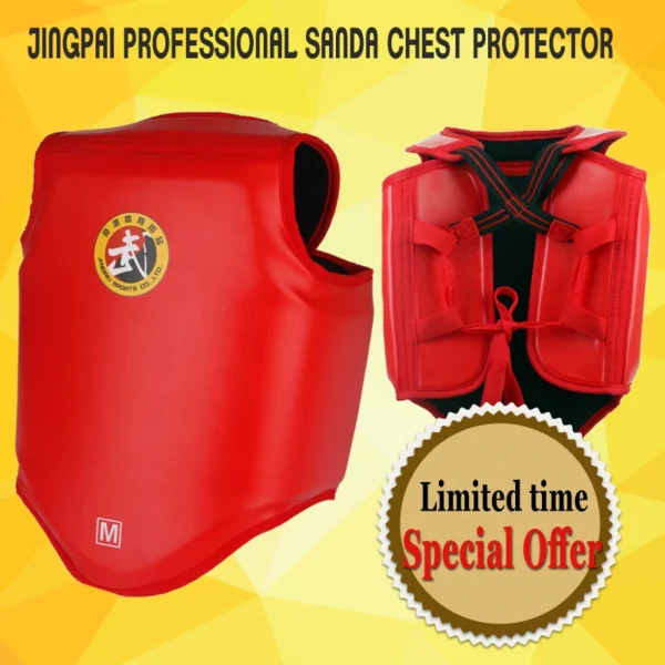 Nouveau protecteur de poitrine MMA épaissi Sanda lutte soutien de la poitrine équipement de protection boxe Sparring combat corps protecteur