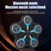 Machine musicale intelligente de boxe murale pour enfants, anti-stress, avec Bluetooth, entraîneur de frappe 3 vitesses, volume réglable, lumière rythmique LED, affichage des scores, rechargeable USB, ABS PU