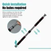 Home Fitness Pull-Up à barre simple et parallèle, équipement de fitness spécial fitness et sport, réglable de 60 cm à 100 cm, adapté aux hommes de musculation pour exercer la force de la poitrine et des épaules, facile à installer, convient aux amateurs de fitness