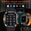 Montre connectée GPS d'extérieur pour hommes, de qualité militaire, boussole, fréquence cardiaque, appel BT, lampe de poche LED, étanche 10ATM, pour natation, nouveauté 2026