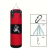 Sac de sable de frappe, sac de boxe lourd avec crochet de plafond, chaîne en acier, entraînement physique MMA Kickboxing Muay Thai karaté Taekwondo
