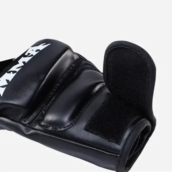 Gants d'entraînement de boxe professionnels, coussin en cuir demi-doigt pour adultes, Sanda boxe UFC, sac de sable d'entraînement, jointures