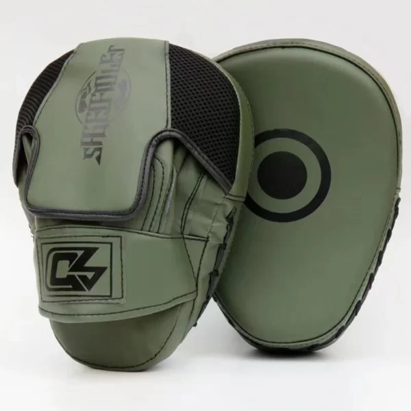 Cible à main d'entraînement de boxe, matériau Pu de haute qualité, doublure épaisse, remplissage MMA Sanda Muay Thai, cible à main incurvée, 1 pièce