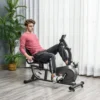 Vélo d'exercice avec 8 niveaux de dossier de résistance avec volant d'inertie de siège réglable, écran LCD et support
