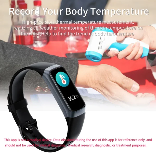 Montre connectée étanche pour IOS et Android, écran AMOLED de 1.1 pouces, pour le sport, la natation, l'intérieur et l'extérieur