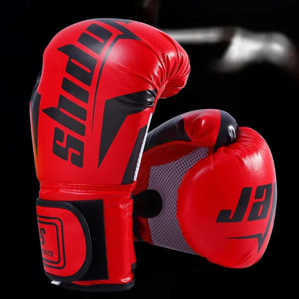 6/10 Oz PU respirant enfants adultes professionnel Sanda, Muay Thai, Taekwondo neutre respirant gants de boxe