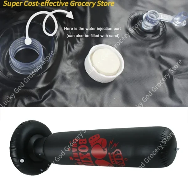 kf-Sff3623d541894d02a167a6ed61c70c53L Colonne de boxe gonflable en PVC, sac de sport, Fitness, poinçon, jouet d'entraînement, gobelet, sac de boxe, articles de sport, pompe à air gratuite