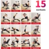 Banc de musculation réglable pour exercices complets du corps avec bandes de résistance, pour levée de poids, sit-ups et entraînements à domicile
