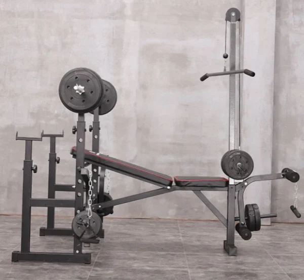 Support de puissance d'haltérophilie d'haltères multifonction, banc réglable, équipement de Fitness, banc d'haltères de force