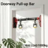 Barre de traction télescopique réglable, antidérapante, pour la musculation à domicile et en salle de sport, équipement de fitness durable pour hommes et femmes
