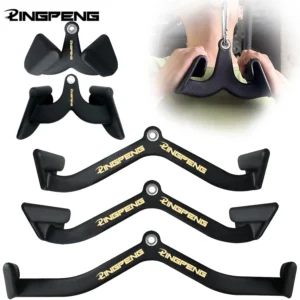Ensemble de poignées de câble de gym - Barre de traction triceps/biceps, poignées antidérapantes pour la musculation à domicile