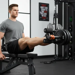 Tibs Bar Tibialis Trainer : Appareil d'entraînement de force des membres inférieurs avec rembourrage en mousse pour exercices du mollet et de la cheville, compatible avec
