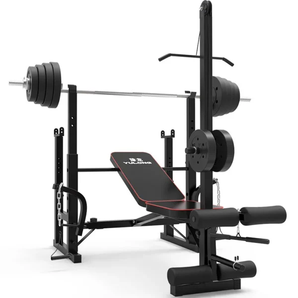 Support de puissance d'haltérophilie d'haltères multifonction, banc réglable, équipement de Fitness, banc d'haltères de force