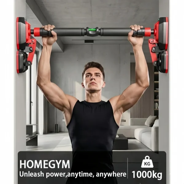 Barre de traction télescopique réglable, antidérapante, pour la musculation à domicile et en salle de sport, équipement de fitness durable pour hommes et femmes