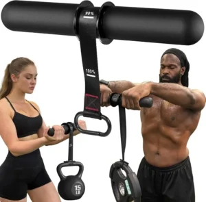 Rouleau de poignet réglable pour l'entraînement des avant-bras à domicile, avec poignée épaissie antidérapante, équipement de fitness pour le haut du corps