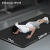 Coussin de planche de Sport antidérapant pour Yoga, 200/185 × 80/90cm, équipement de gymnastique, coussinets de Yoga en mousse larges, tapis de Pilate de Fitness, 10MM extra épais