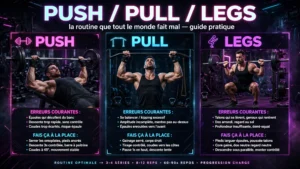 Push/Pull/Legs : la routine que tout le monde fait mal (guide pratique)